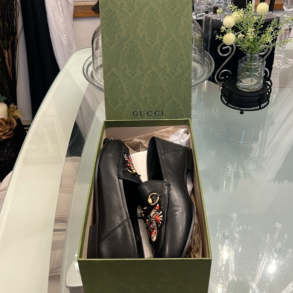 GUCCI Authentic limited edition Leather Angry Cat Horse Bit Jordaan EU 40 US 10 - Picture 3 of 16